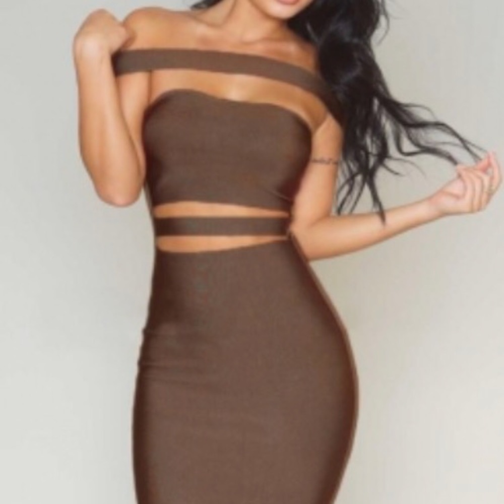 Strapless bandage dress 🌟🦋🌺